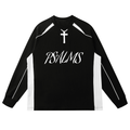 Contrast Panel Raglan Psalms 23 Sweatshirt